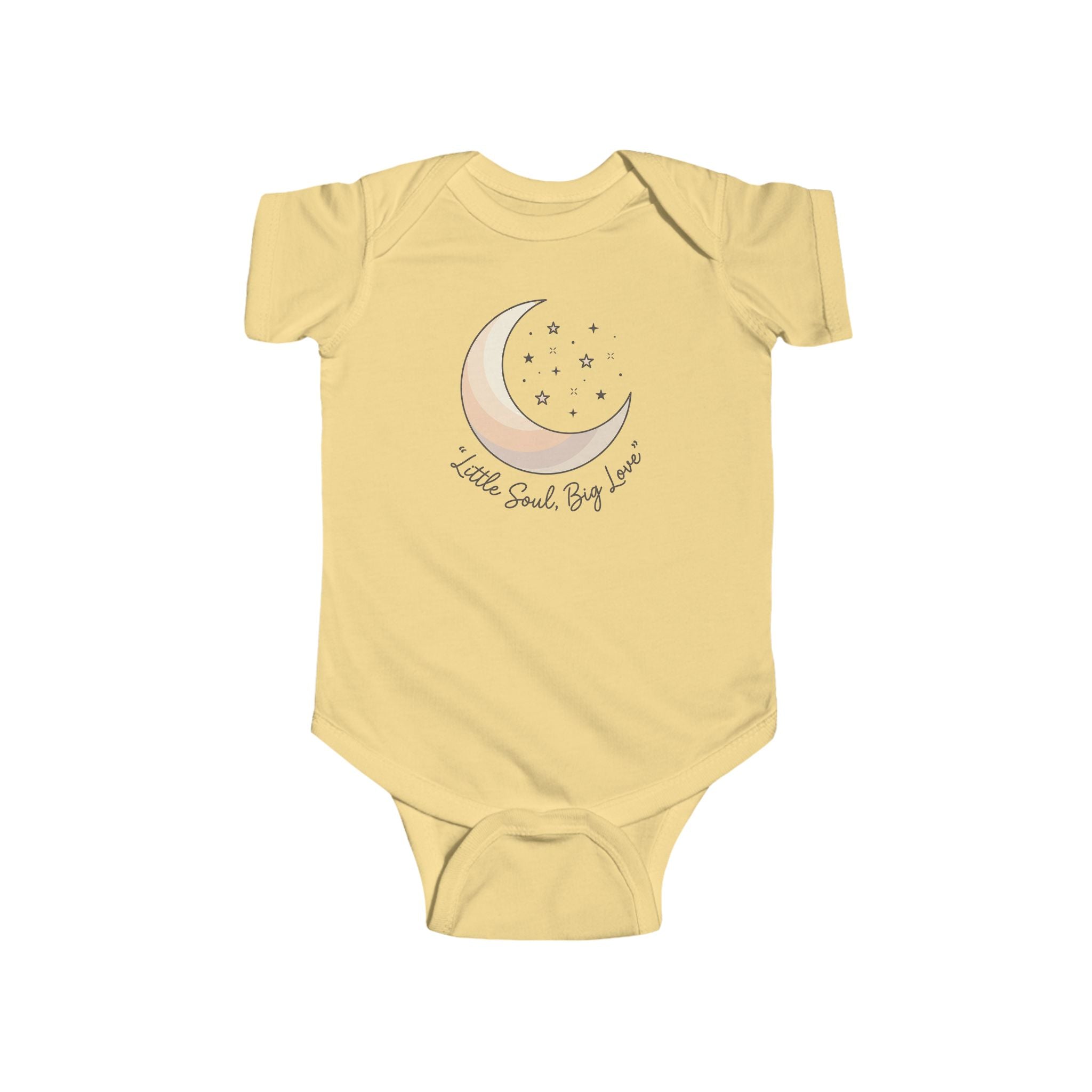 Little Soul, Big Love Crescent Moon Infant Bodysuit