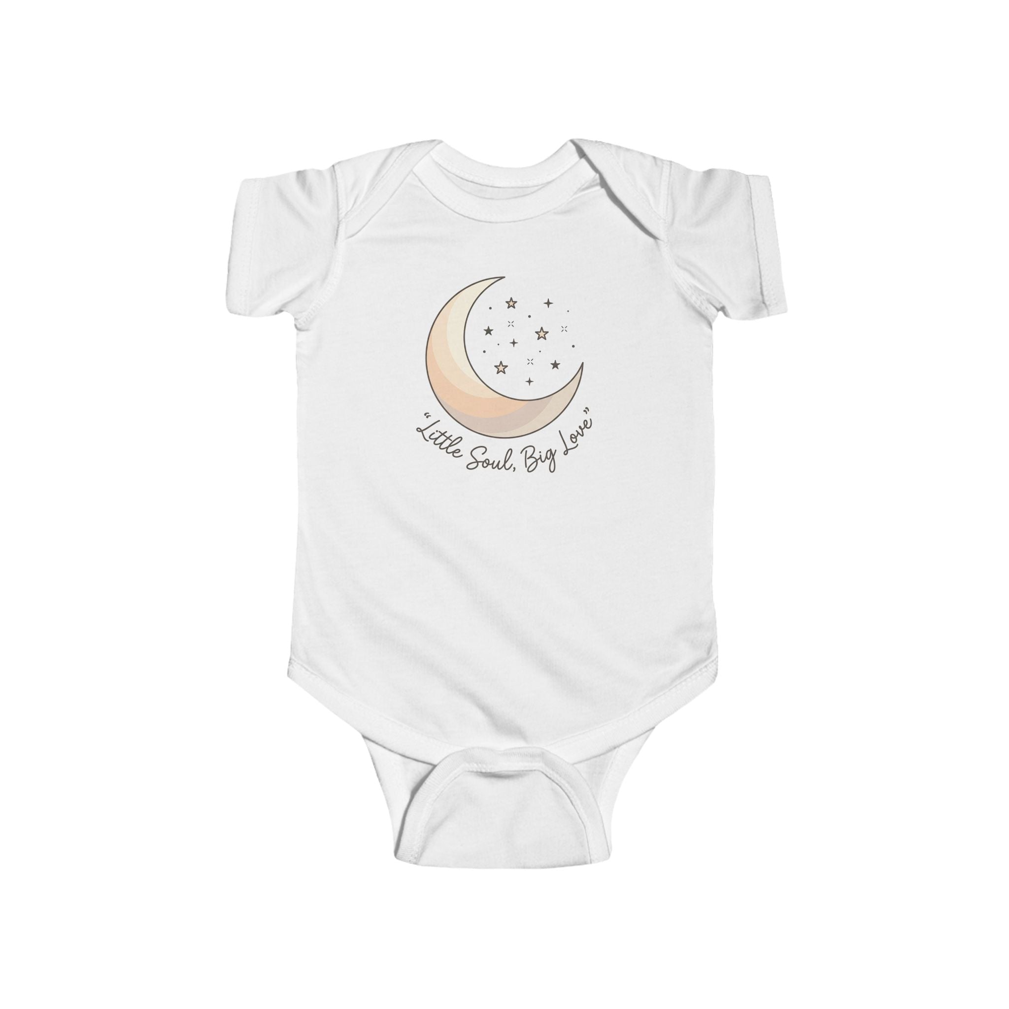 Little Soul, Big Love Crescent Moon Infant Bodysuit