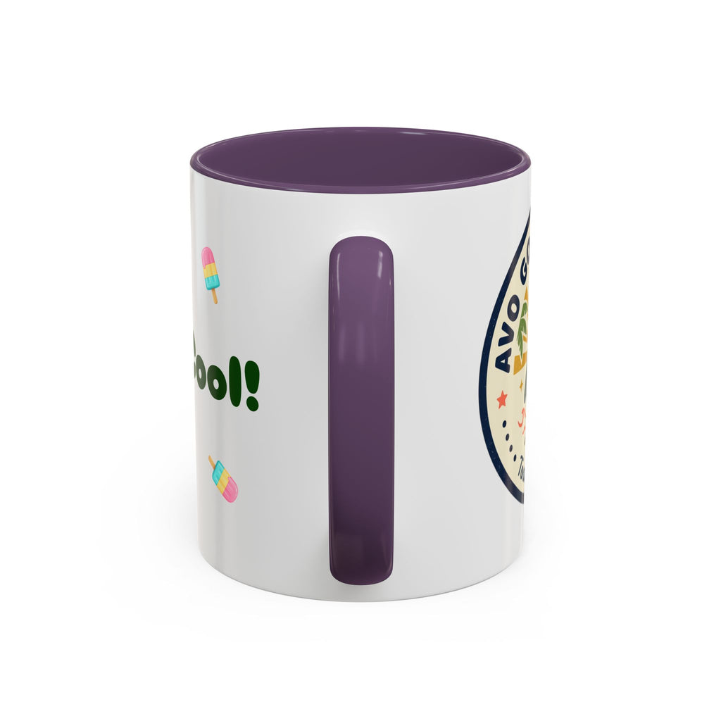 Accent Coffee Mug — "Stay Cool!" Popsicle Summer Design (11/15 oz)