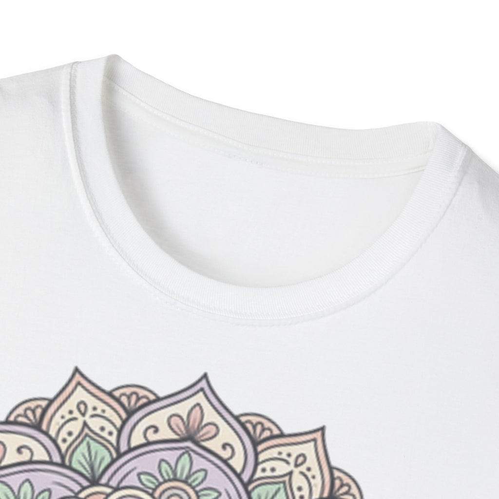 Be Gentle With Yourself Lotus T-Shirt — ‘Peace Over Pressure’ Relaxed Mindfulness Tee
