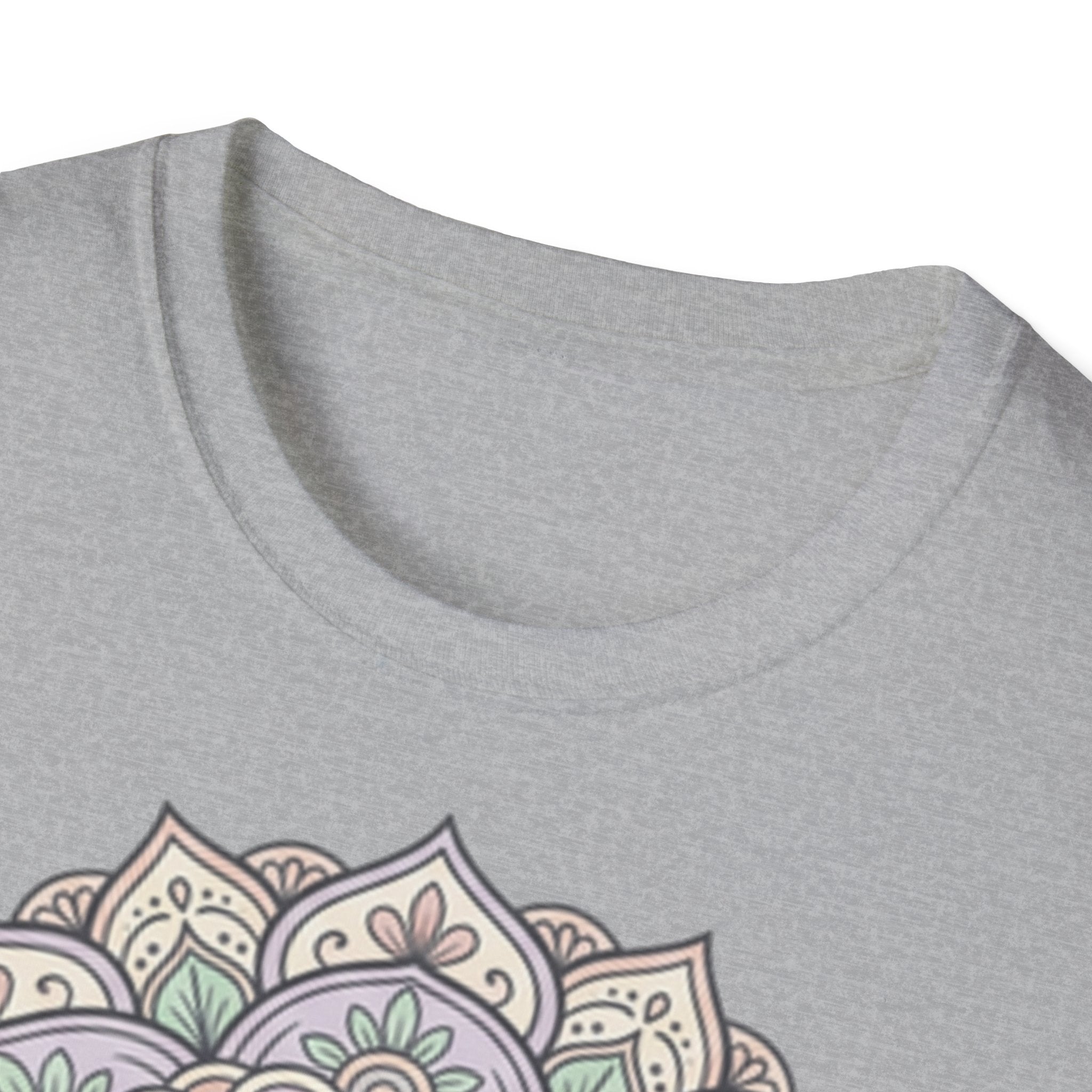 Be Gentle With Yourself Lotus T-Shirt — ‘Peace Over Pressure’ Relaxed Mindfulness Tee