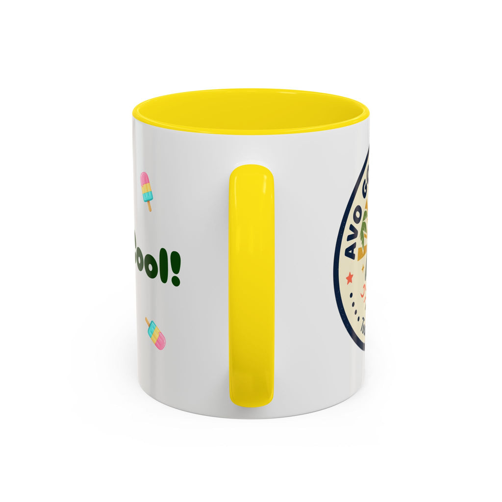 Accent Coffee Mug — "Stay Cool!" Popsicle Summer Design (11/15 oz)