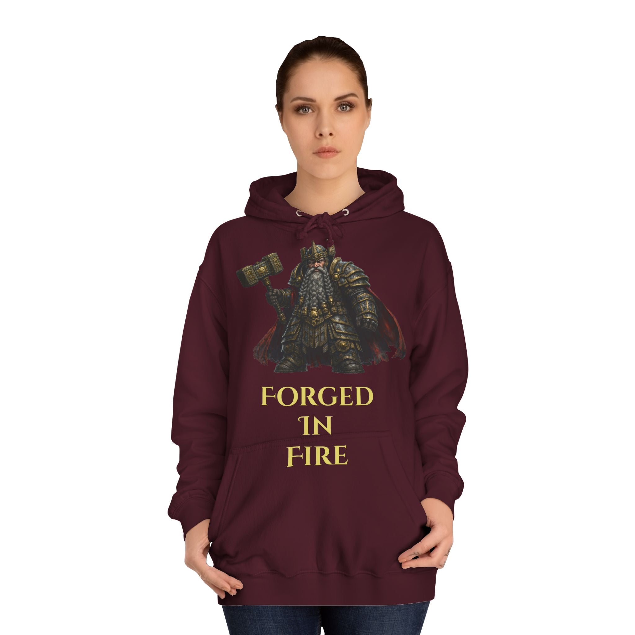 Forged in Fire - Dwarf Hammer Hoodie