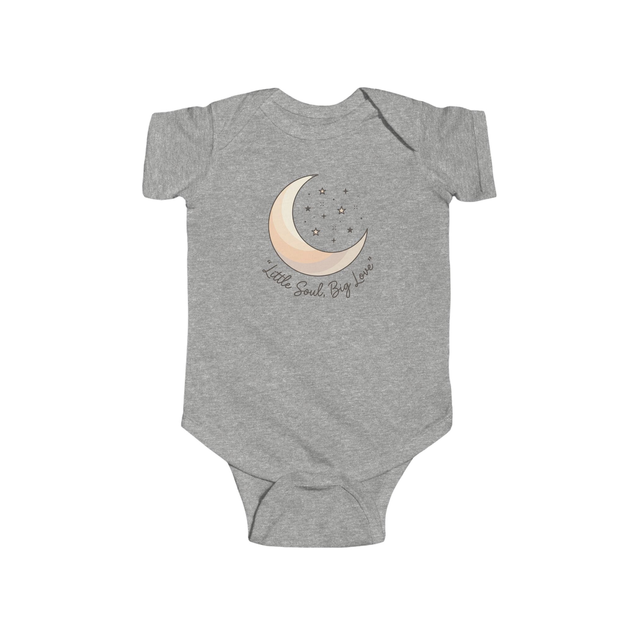 Little Soul, Big Love Crescent Moon Infant Bodysuit