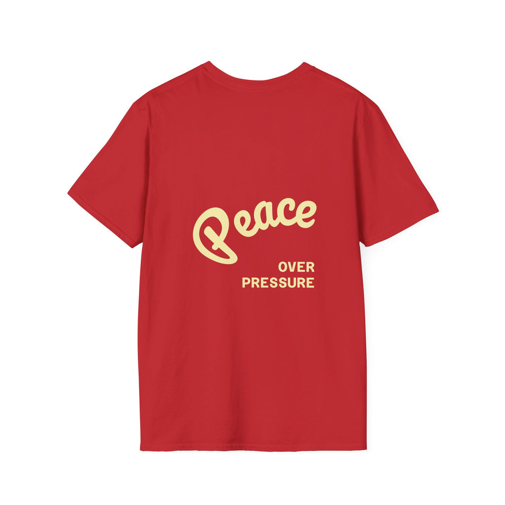 Be Gentle With Yourself Lotus T-Shirt — ‘Peace Over Pressure’ Relaxed Mindfulness Tee