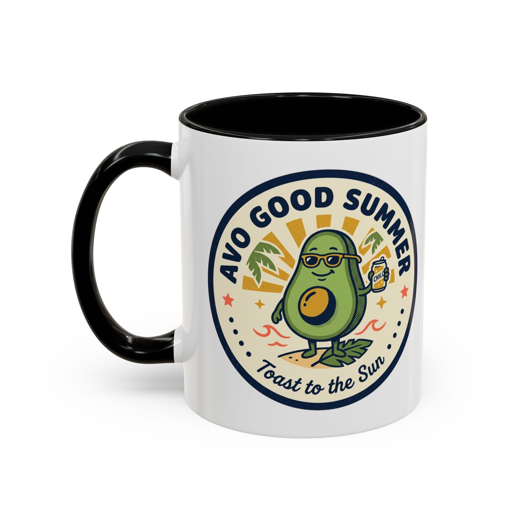 Accent Coffee Mug — "Stay Cool!" Popsicle Summer Design (11/15 oz)