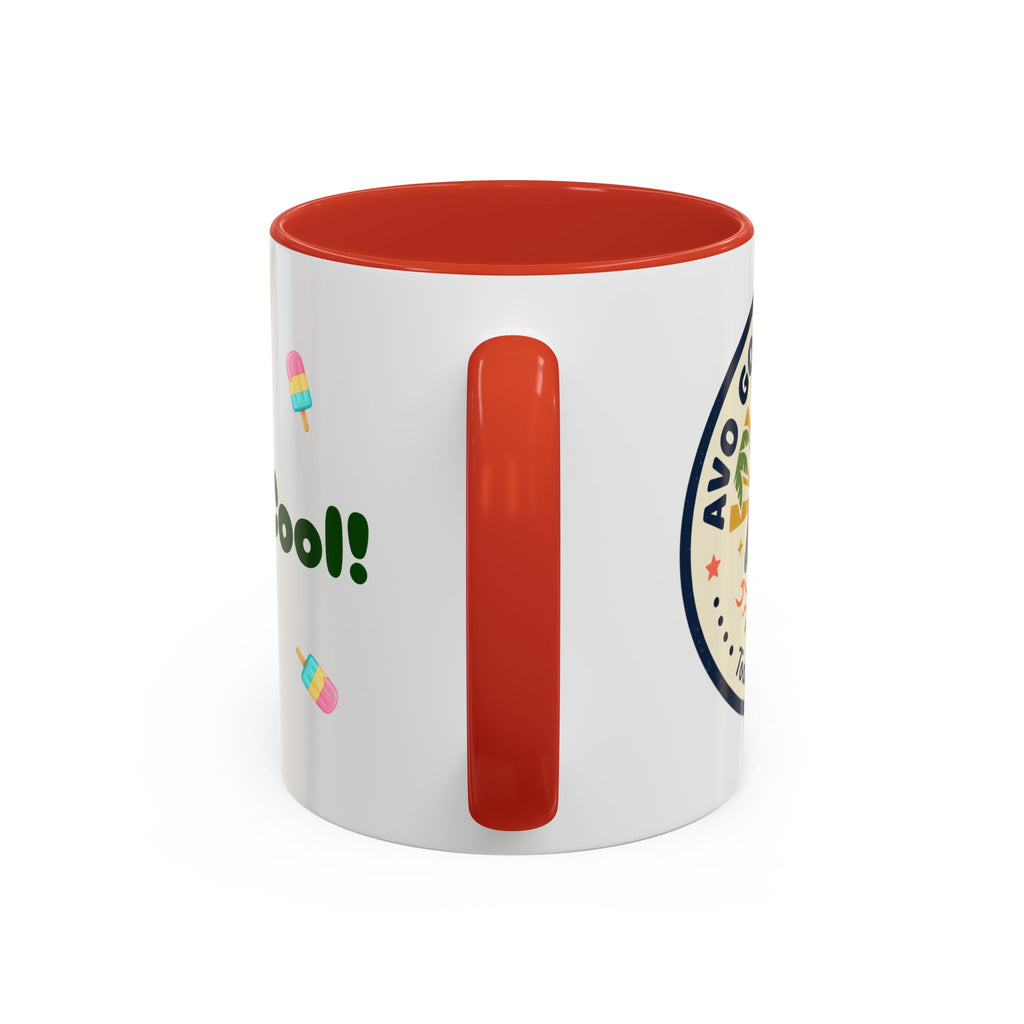 Accent Coffee Mug — "Stay Cool!" Popsicle Summer Design (11/15 oz)
