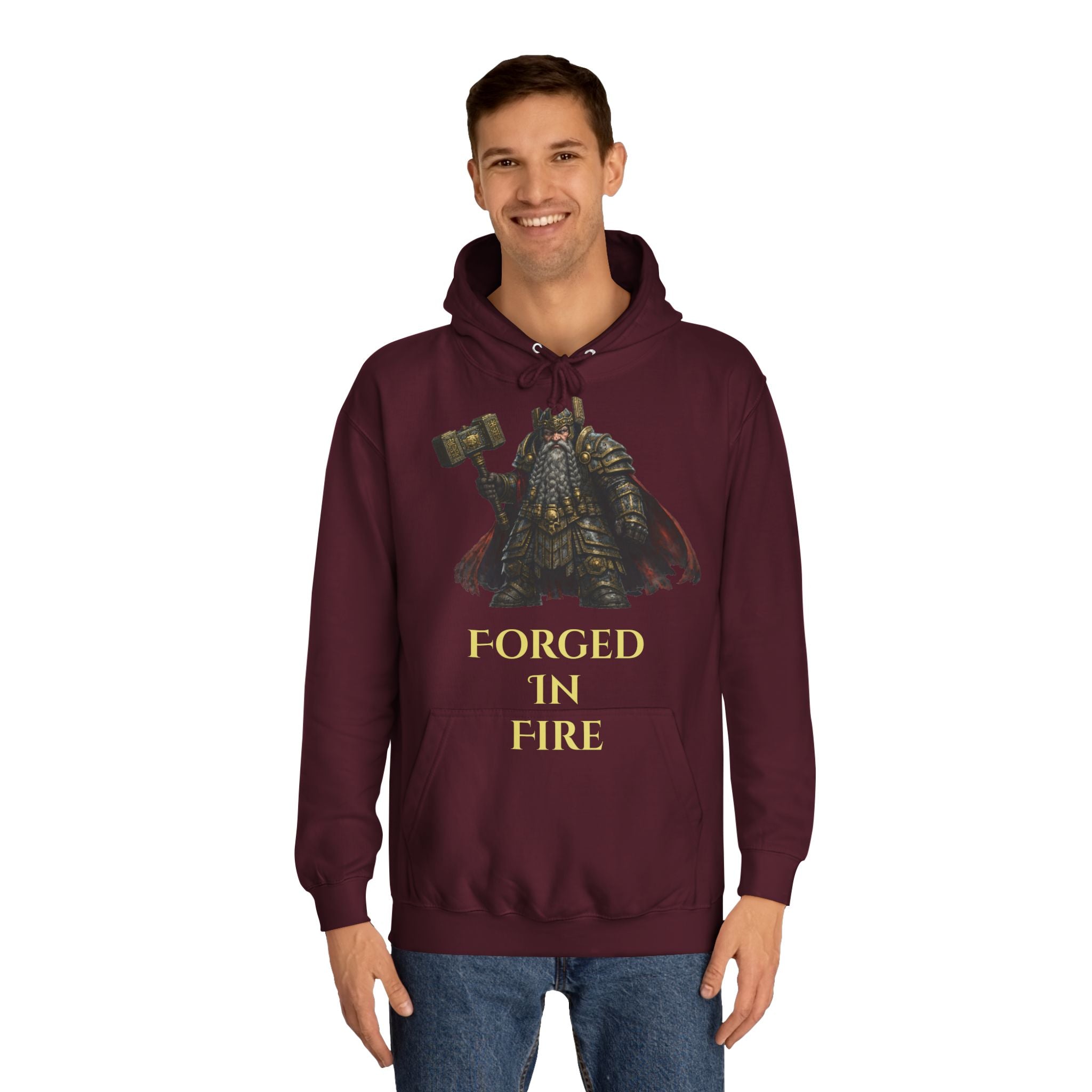 Forged in Fire - Dwarf Hammer Hoodie