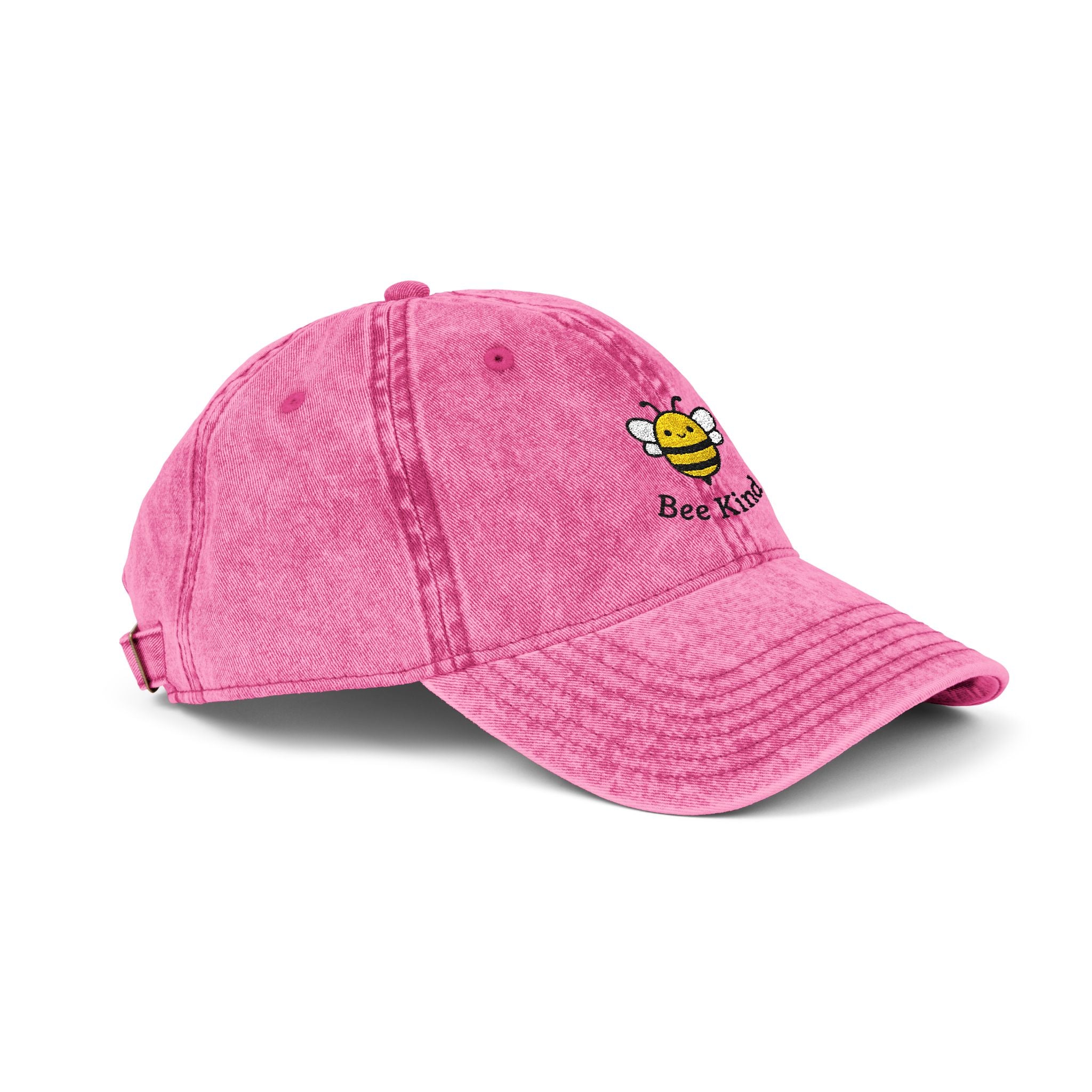 Embroidered Vintage Cap - Bee Kind