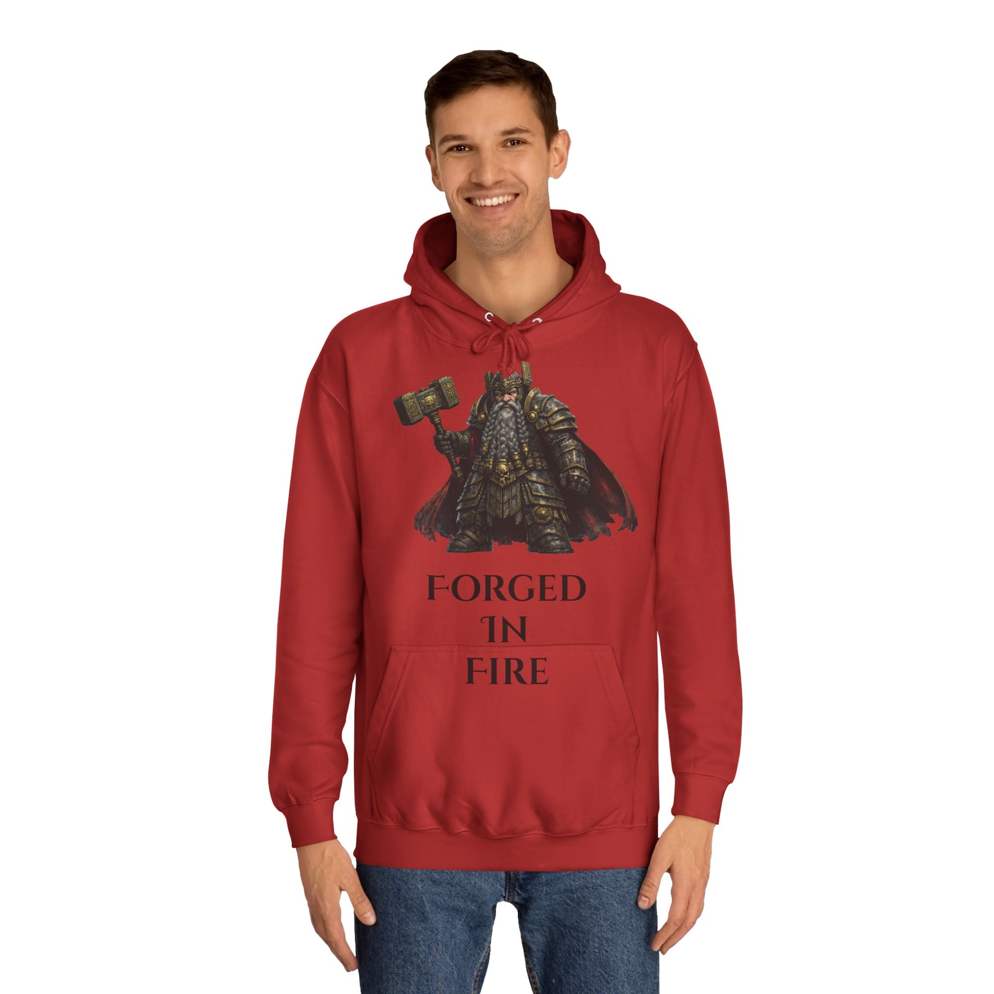 Forged in Fire - Dwarf Hammer Hoodie