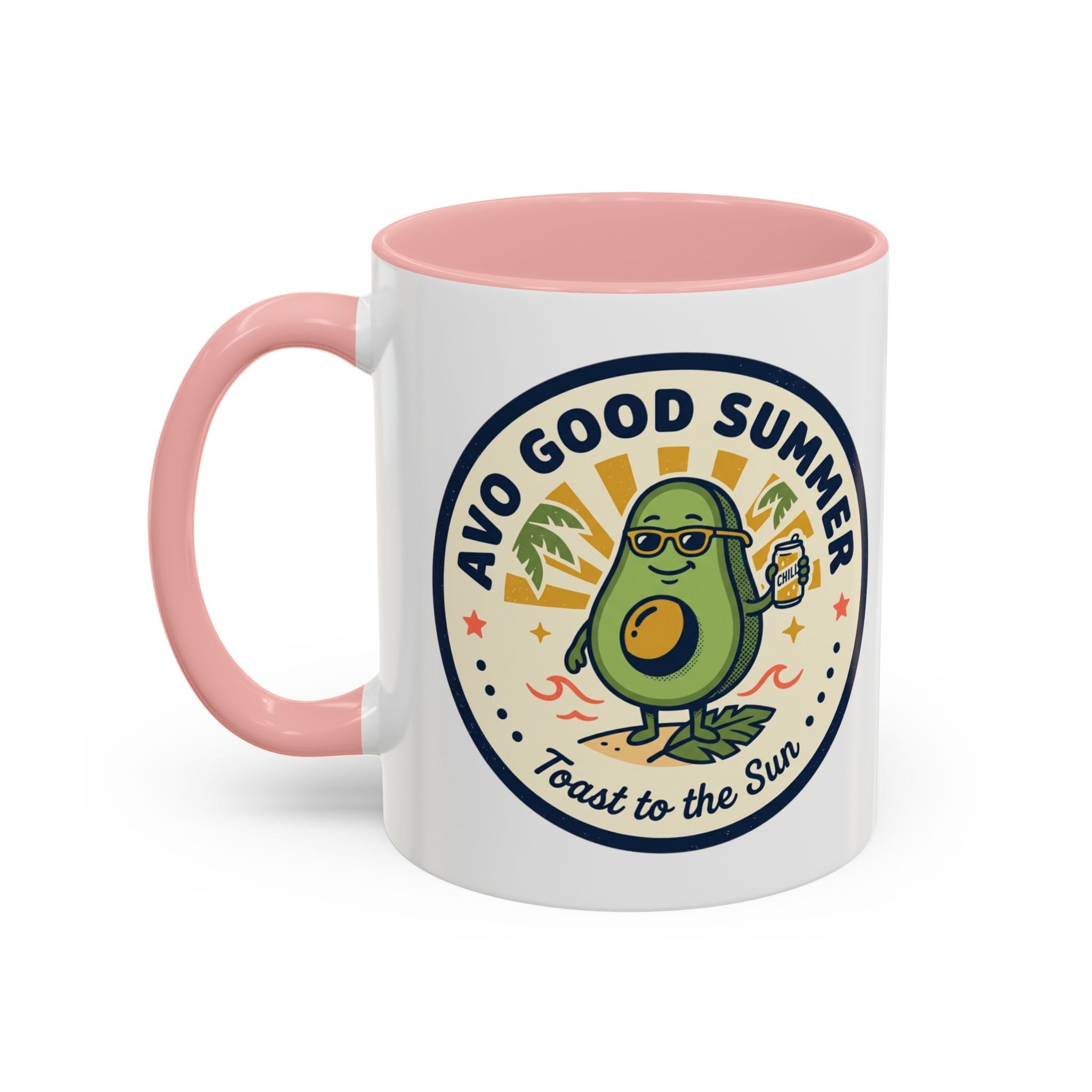 Accent Coffee Mug — "Stay Cool!" Popsicle Summer Design (11/15 oz)