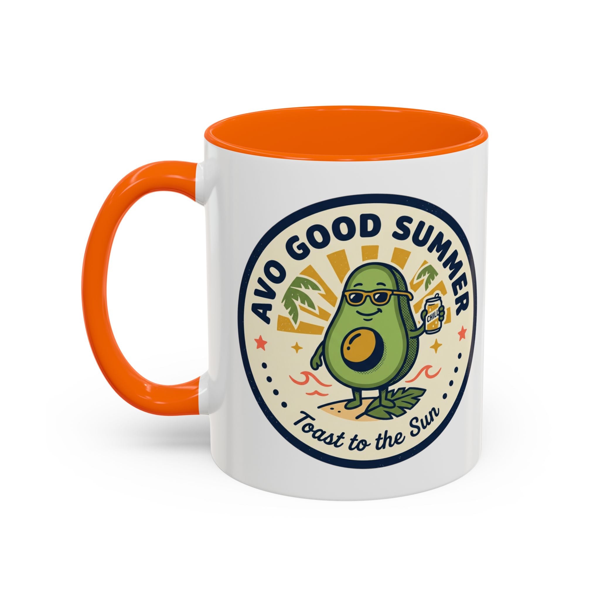 Accent Coffee Mug — "Stay Cool!" Popsicle Summer Design (11/15 oz)