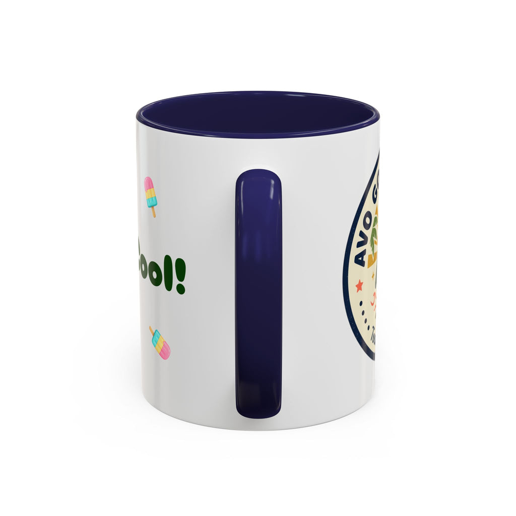 Accent Coffee Mug — "Stay Cool!" Popsicle Summer Design (11/15 oz)