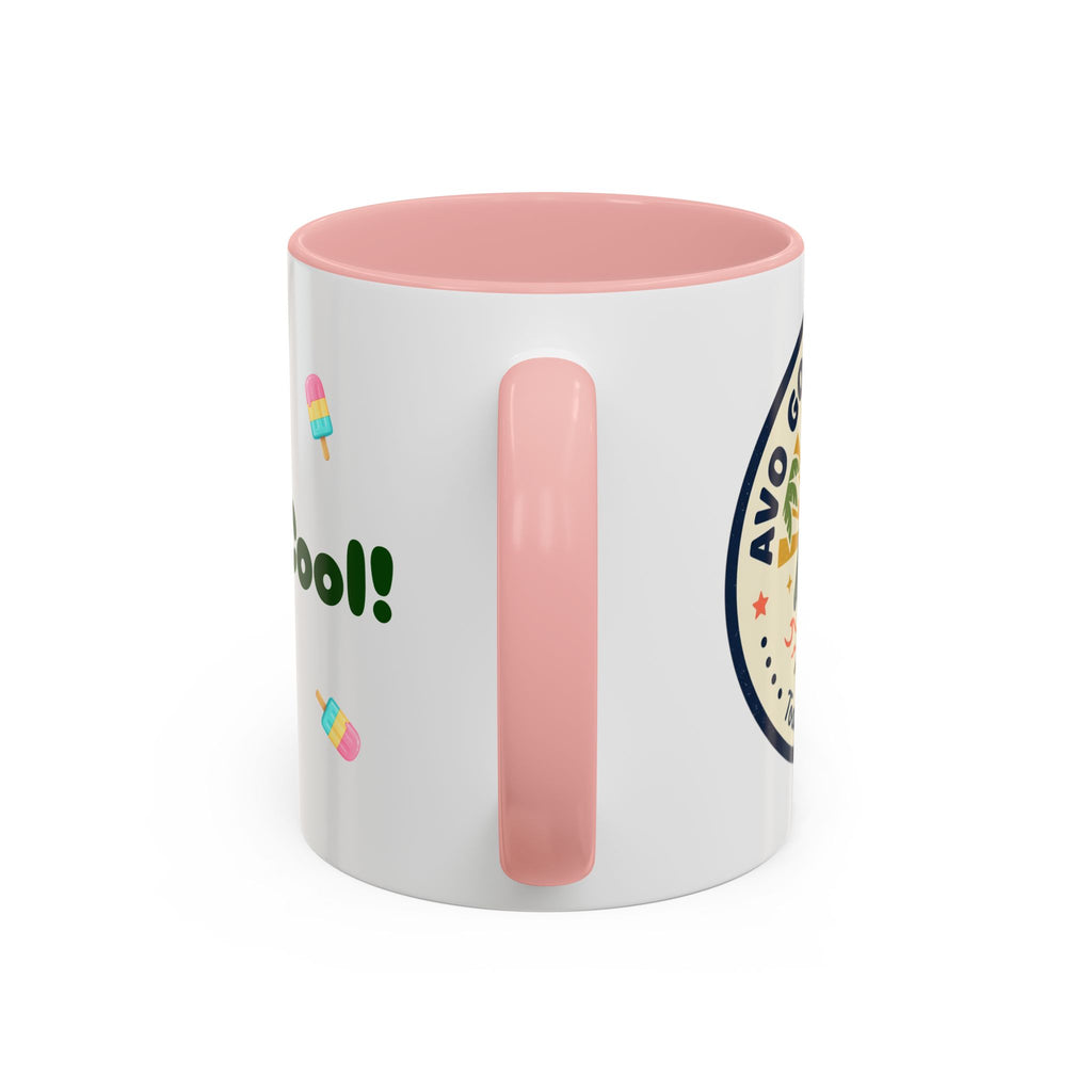 Accent Coffee Mug — "Stay Cool!" Popsicle Summer Design (11/15 oz)