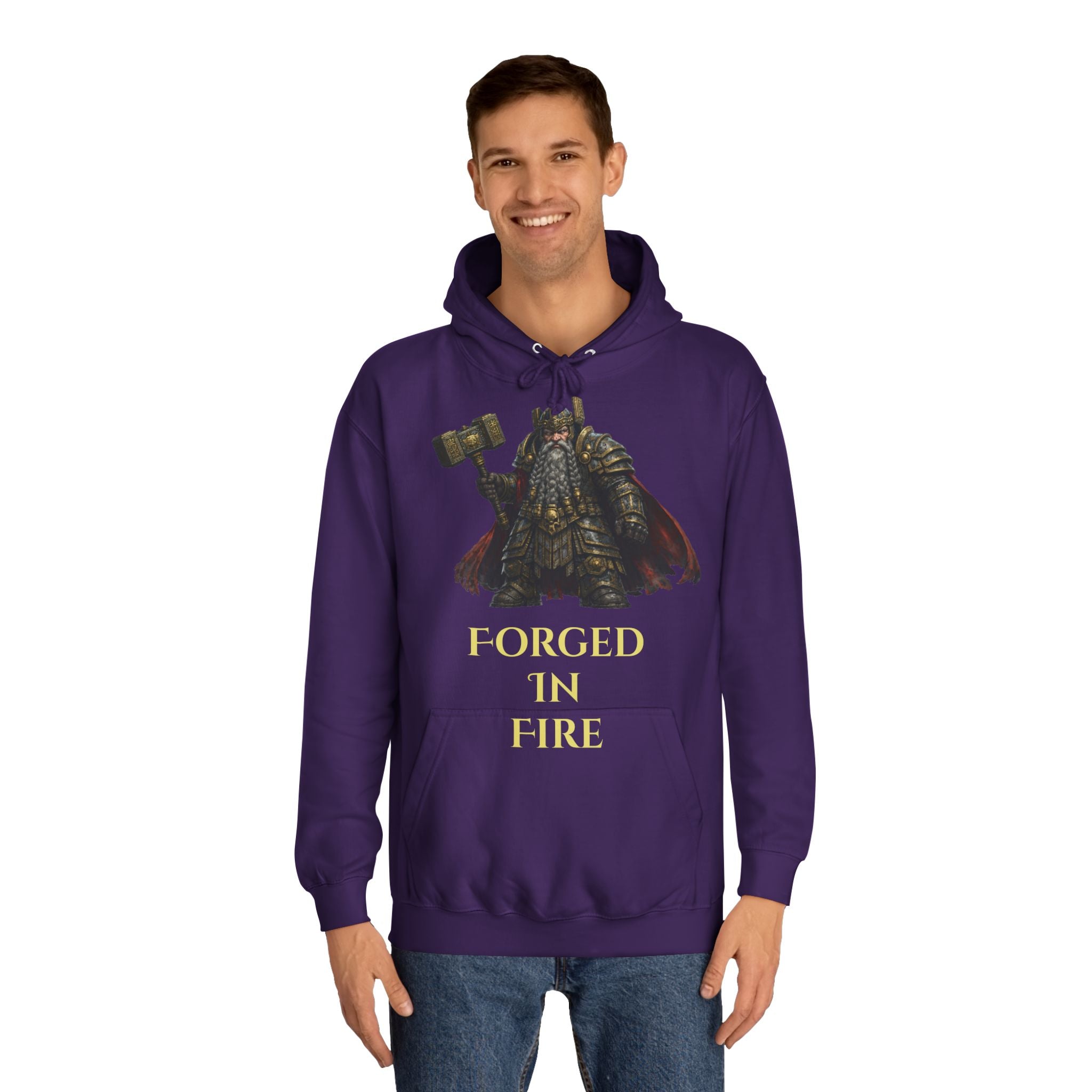 Forged in Fire - Dwarf Hammer Hoodie