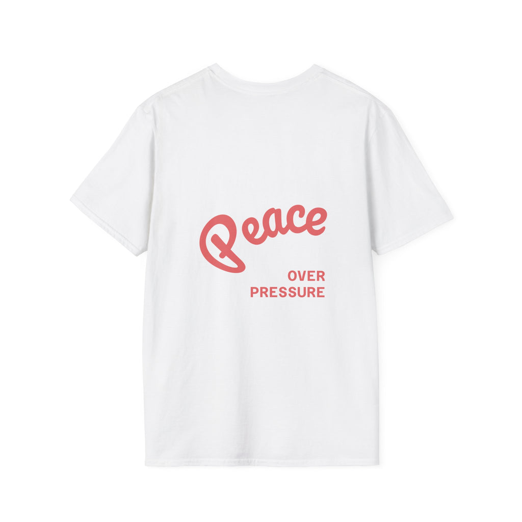 Be Gentle With Yourself Lotus T-Shirt — ‘Peace Over Pressure’ Relaxed Mindfulness Tee