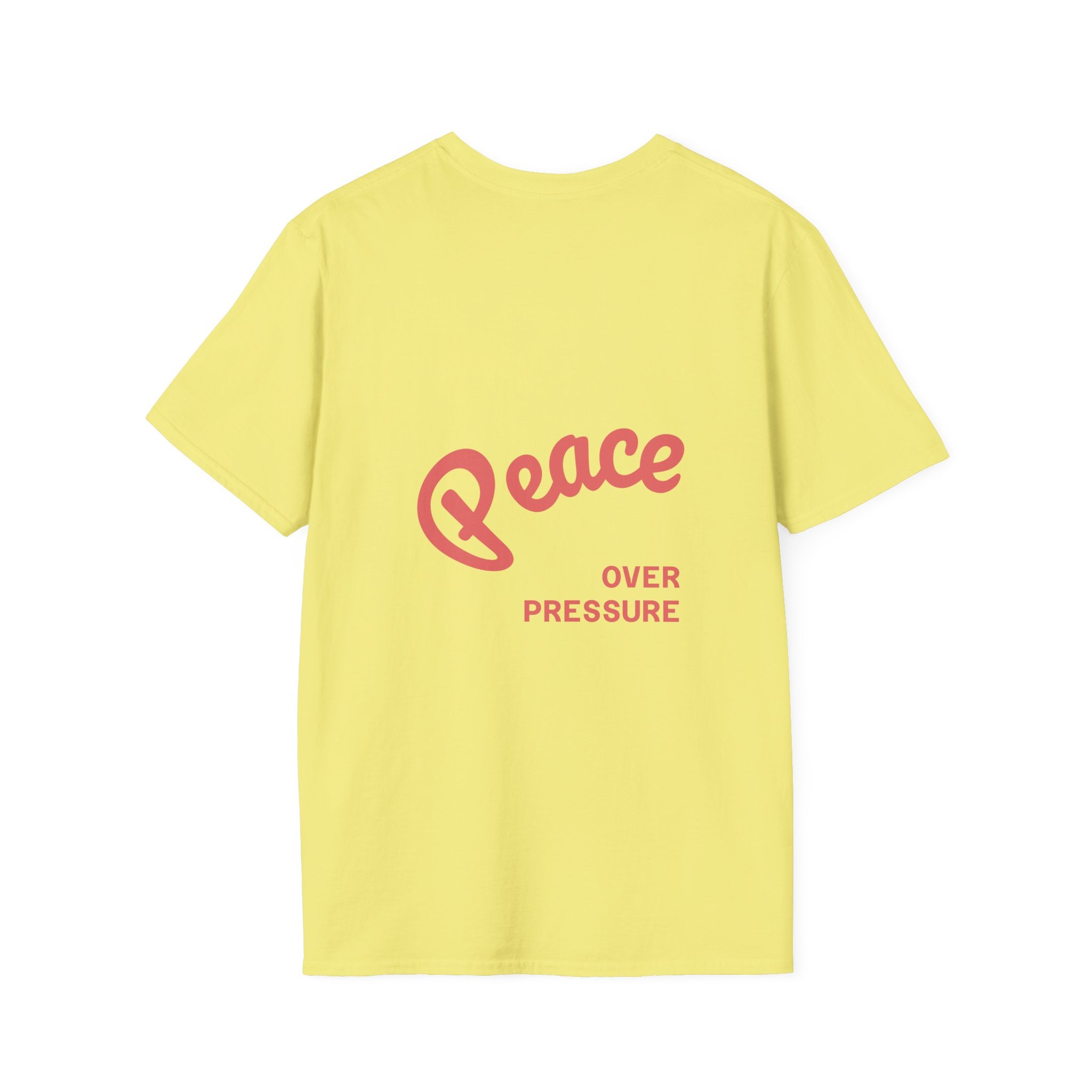 Be Gentle With Yourself Lotus T-Shirt — ‘Peace Over Pressure’ Relaxed Mindfulness Tee