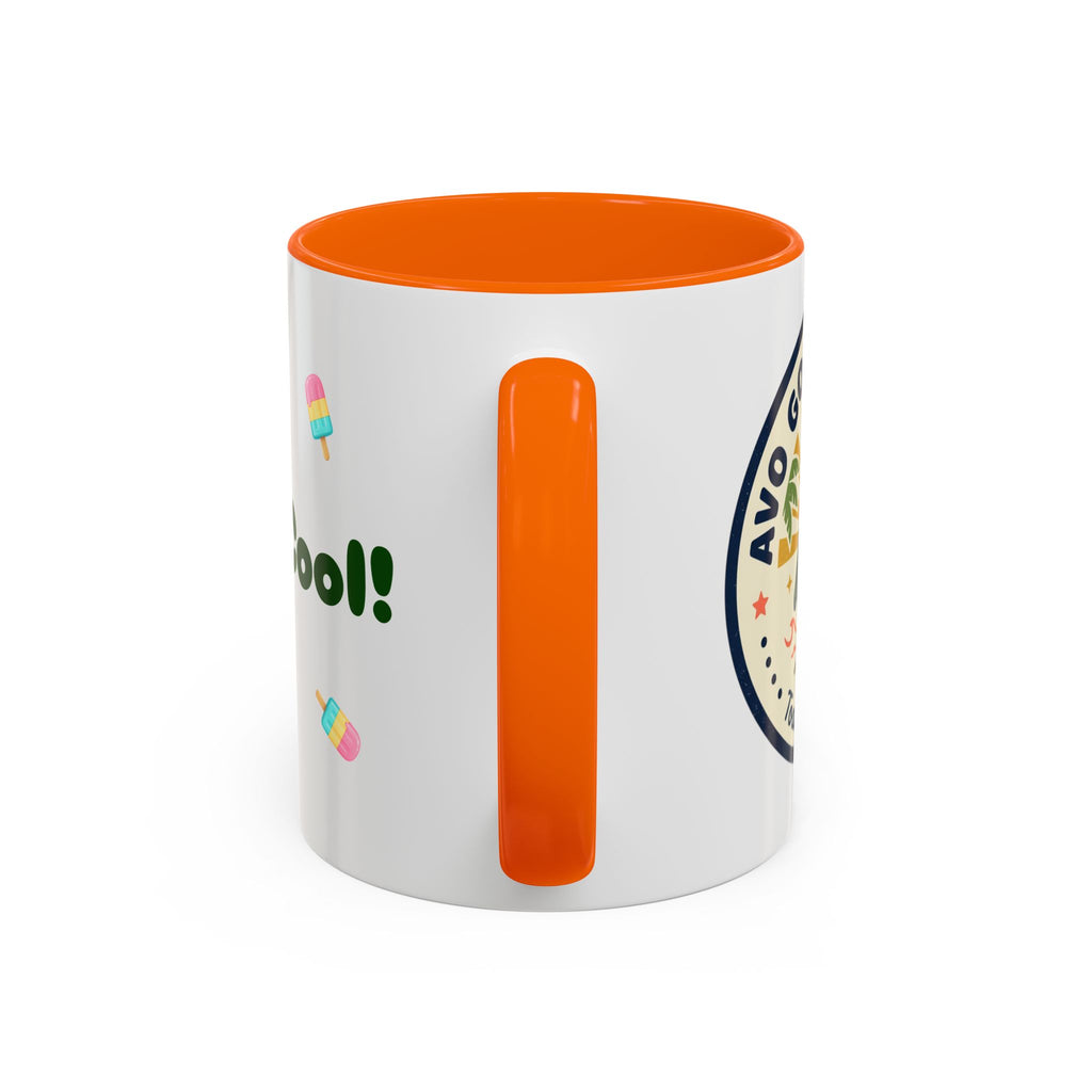 Accent Coffee Mug — "Stay Cool!" Popsicle Summer Design (11/15 oz)
