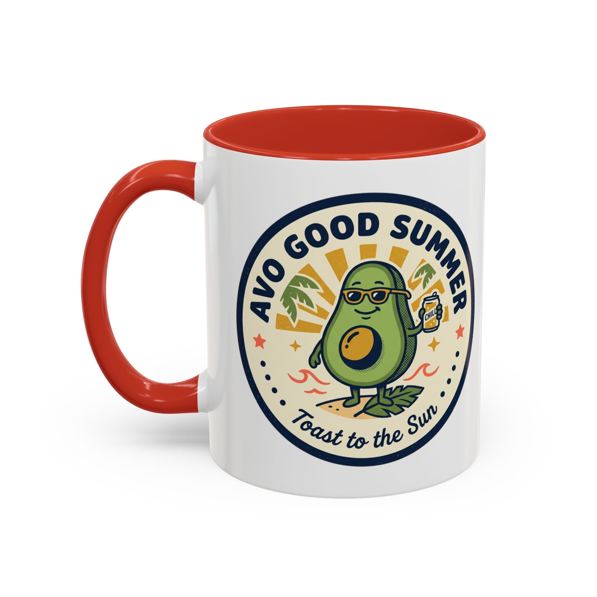Accent Coffee Mug — "Stay Cool!" Popsicle Summer Design (11/15 oz)