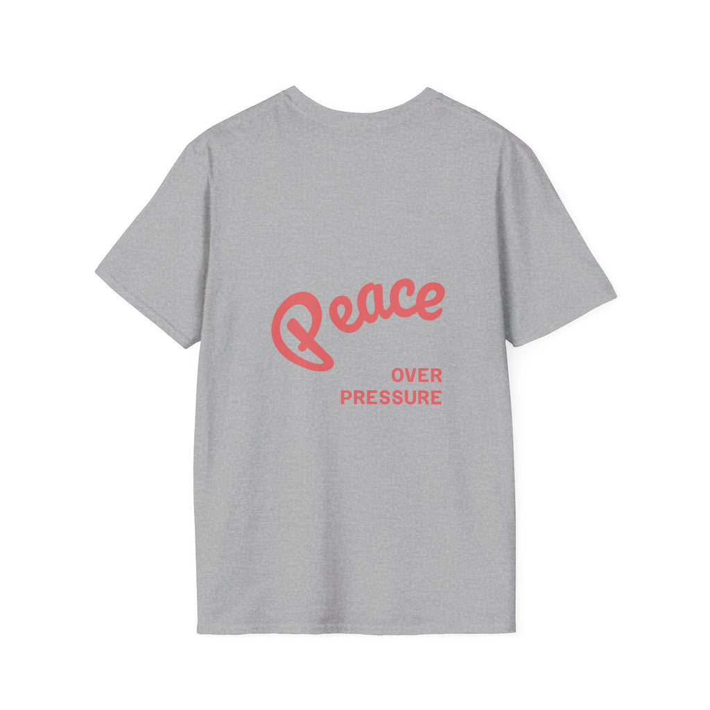 Be Gentle With Yourself Lotus T-Shirt — ‘Peace Over Pressure’ Relaxed Mindfulness Tee