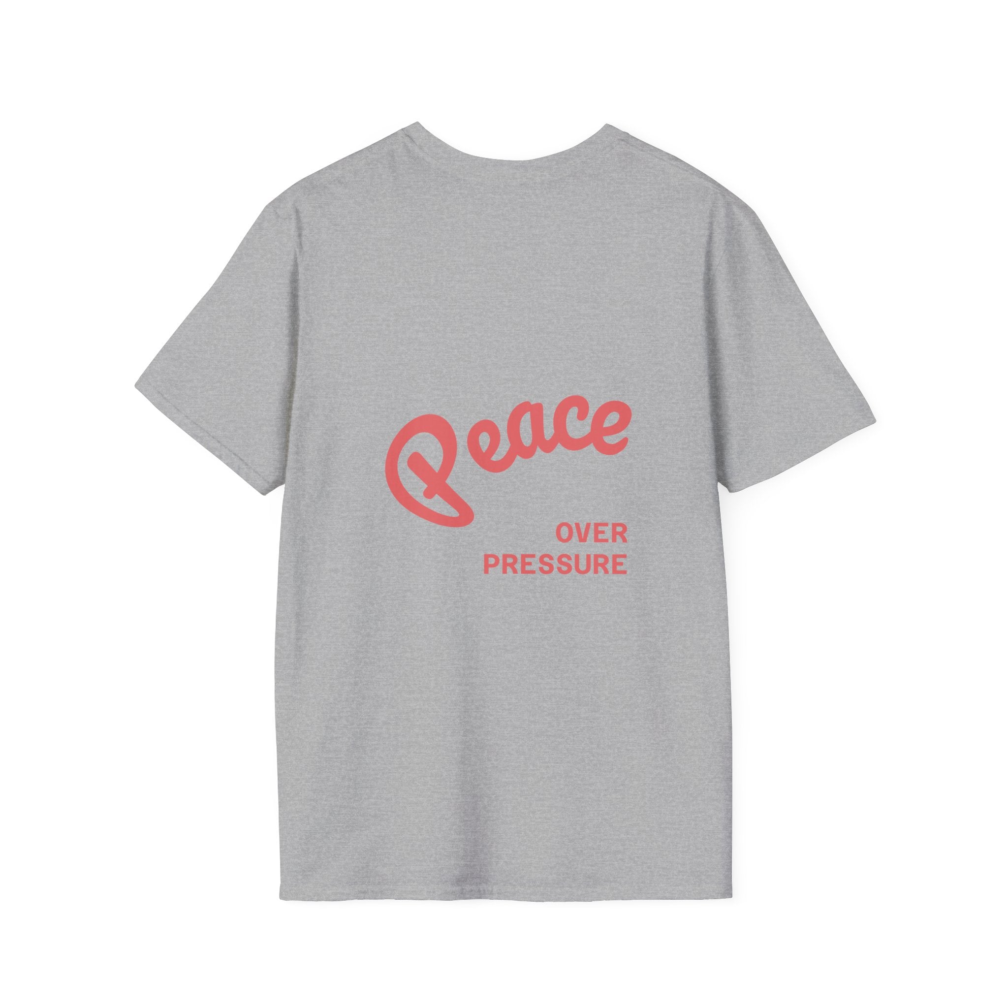 Be Gentle With Yourself Lotus T-Shirt — ‘Peace Over Pressure’ Relaxed Mindfulness Tee