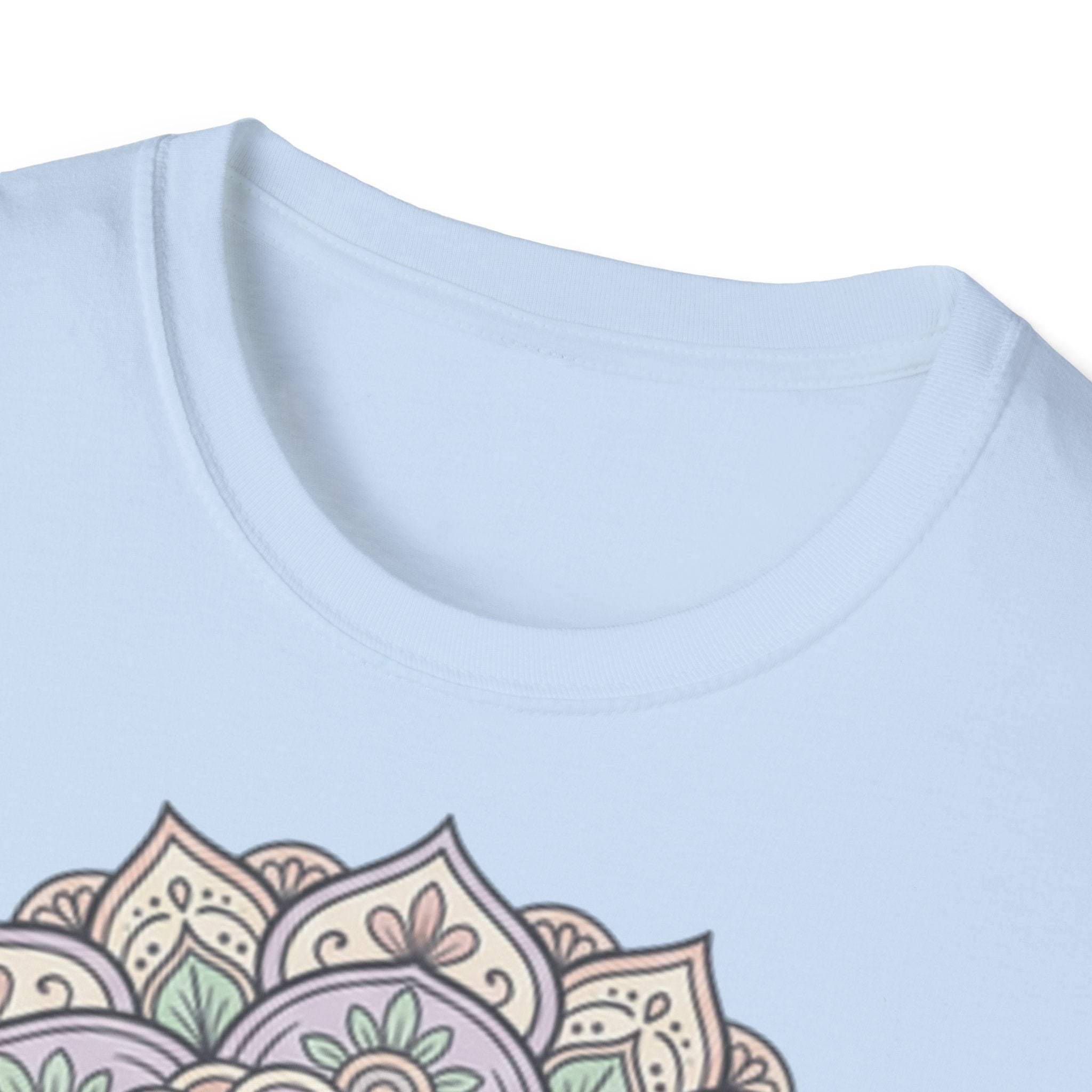 Be Gentle With Yourself Lotus T-Shirt — ‘Peace Over Pressure’ Relaxed Mindfulness Tee