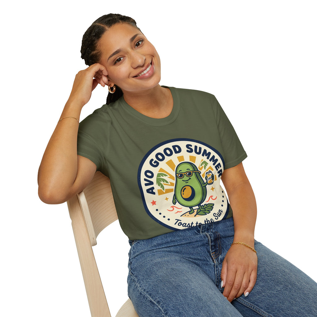 Avocado Summer T-Shirt — "Avo Good Summer" Stay Cool Graphic Tee
